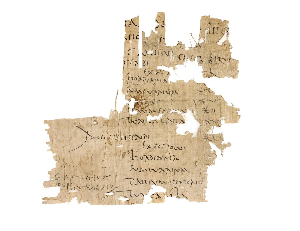 Papiro de 2 mil anos com contracheque de soldado romano é descoberto em Israel